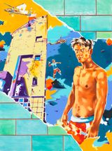 Desescalada by Norbert Bisky contemporary artwork painting works on paper