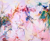 A dance to fly in the blossoming trees by Xiyao Wang contemporary artwork painting drawing