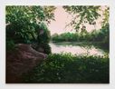 Hollow Pond 8 by Hannah Brown contemporary artwork Painting