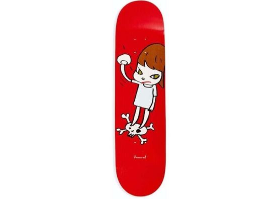 Solid Fist Skateboard Deck by Yoshitomo Nara contemporary artwork Sculpture