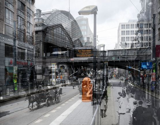 Bahnhof Friedrichstrasse Berlin 19072023 by Michael Wesely contemporary artwork Photography