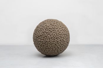 Inside out concrete by Mona Hatoum contemporary artwork sculpture