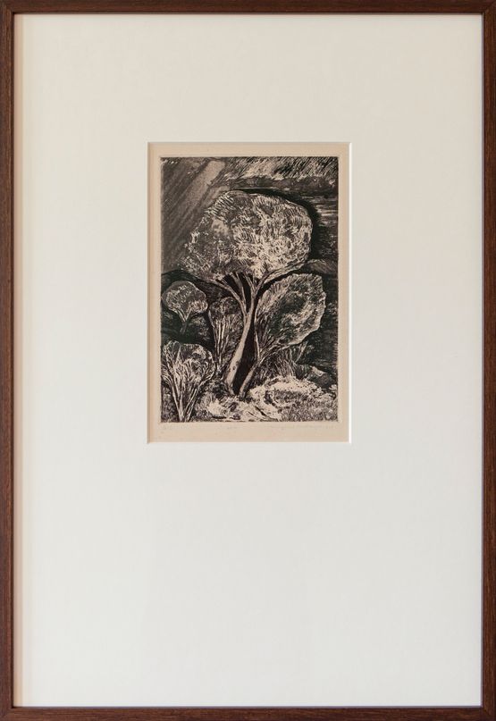 Rain by Mrinalini Mukherjee contemporary artwork Print