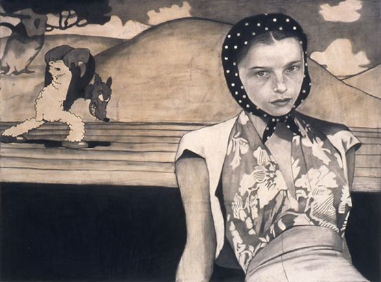 By and By by Jenny Scobel contemporary artwork Drawing
