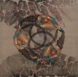Three Figures in Spiral by Hayv Kahraman contemporary artwork painting
