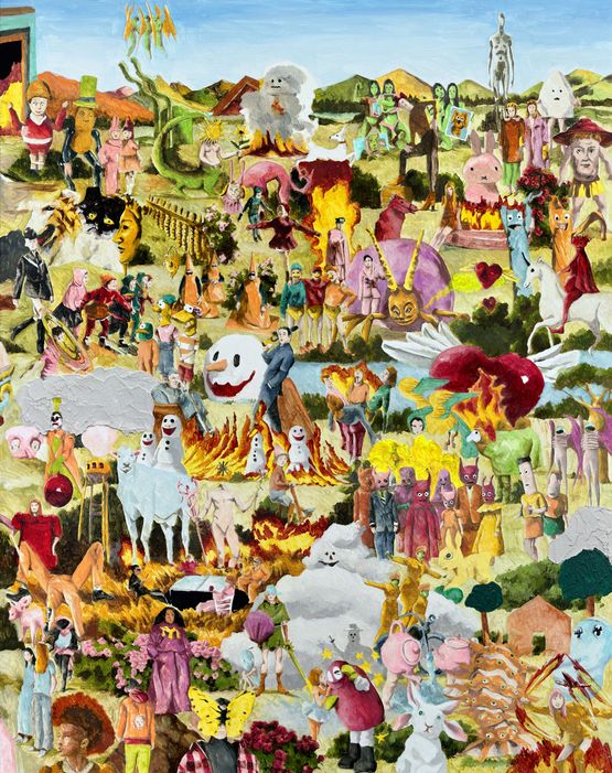 THE GREAT CHAPBOOK 3 by Noh Sangho contemporary artwork Painting
