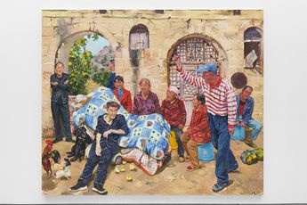 Contemporary art exhibition Liu Xiaodong Shaanbei at Lisson Gallery West 24th Street New York United States