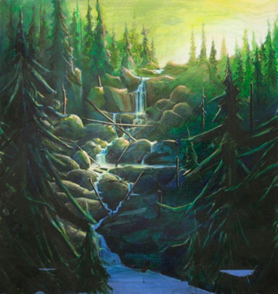 Untitled Trickle by Martin Basher contemporary artwork Painting