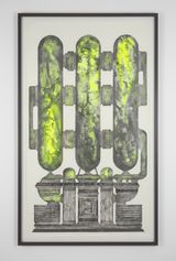 you are my creator but I am your master IV by Andreas Werner contemporary artwork drawing painting works on paper