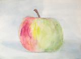 Apple by Fay Ming contemporary artwork works on paper