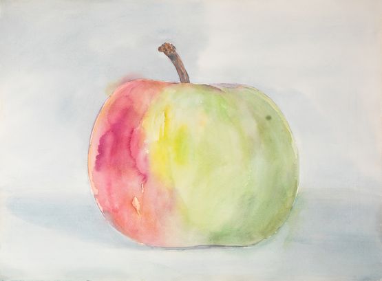 Apple by Fay Ming contemporary artwork Works on Paper