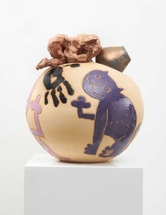 Praying Man by Hadi Falapishi contemporary artwork Sculpture