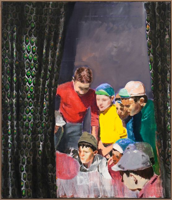 The One on the Right is on the Left by Marius Bercea contemporary artwork Painting