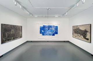 Contemporary art exhibition Zhang Meng Tones and Toes at Tabula Rasa Gallery London United Kingdom
