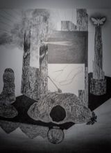 Distant Room_Table I by Seung Ae Lee contemporary artwork drawing works on paper