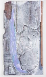 Lasso X by Charlotte Eta Mumm contemporary artwork mixed media sculpture textile