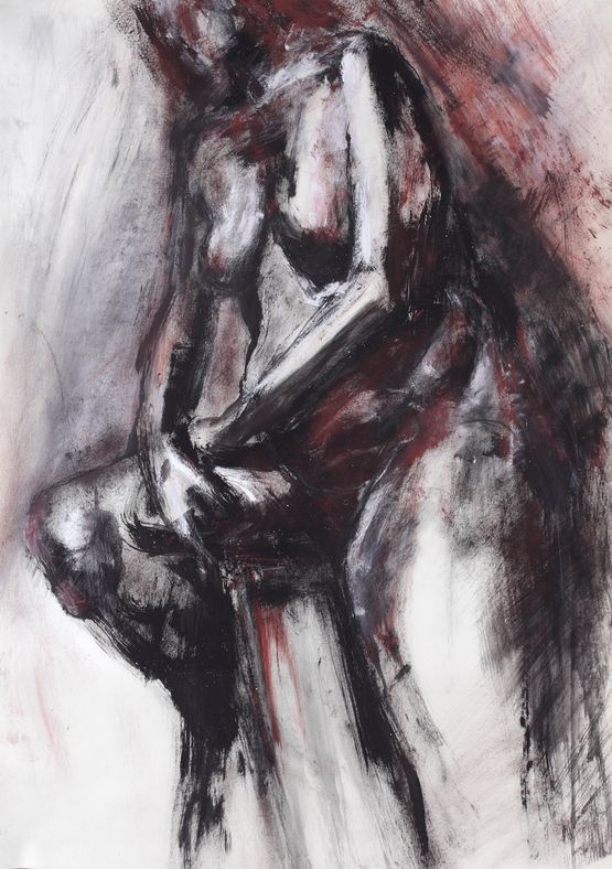 Nama June 97 Gouache by Solamalay Namasivayam contemporary artwork Painting