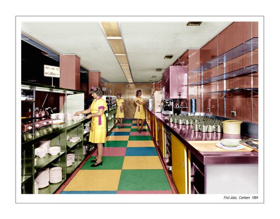 First Jobs Canteen 1984 by Tracey Moffatt contemporary artwork Works on Paper