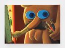 The Painter With a Long Nose by Cai Zebin contemporary artwork Painting