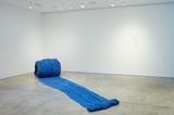 Caracol Azul Blue Snail by Cecilia Vicuna contemporary artwork textile