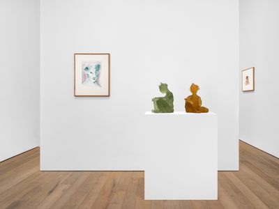 Paloma Varga Weiszs Lucent Folk Figures at Sadie Coles HQ