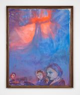 Eating Outside by Maya Bloch contemporary artwork painting works on paper