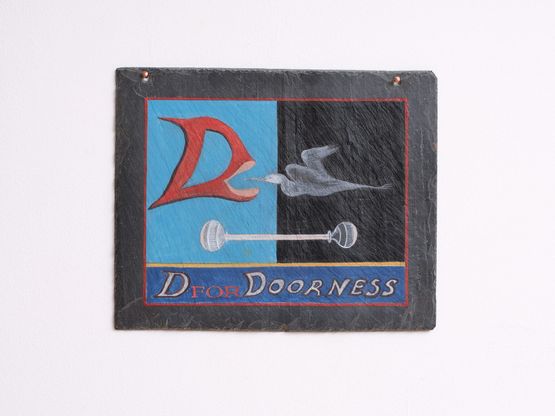 D for Doorness by Denis OConnor contemporary artwork Sculpture