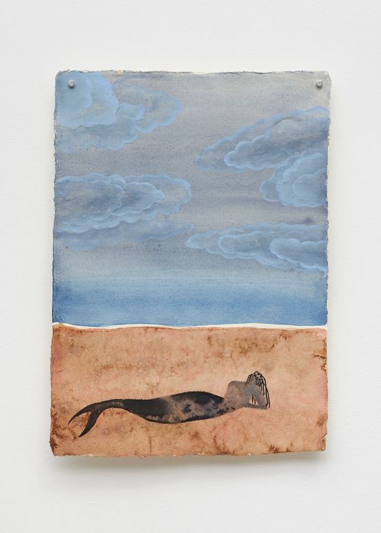 and so began the mud-formed life by Chioma Ebinama contemporary artwork Painting