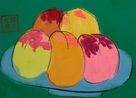 Ripe Peaches by Walasse Ting contemporary artwork Works on Paper
