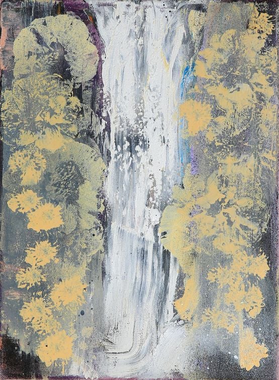 Splash watching IV by Dan Kyle contemporary artwork Painting
