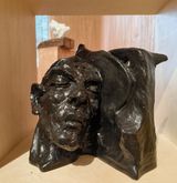 The departure of the sun by Prabhakar Pachpute contemporary artwork sculpture