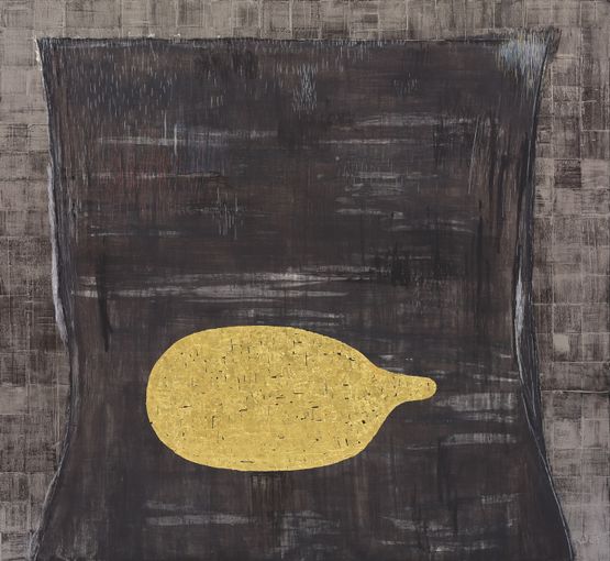 The Body and The Gold Breast II by Pinaree Sanpitak contemporary artwork Painting