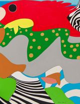 Koi Nobori by Go Yayanagi contemporary artwork painting