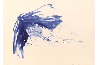Contemporary art exhibition Tracey Emin Lines of Intimacy Prints of Tracey Emin at Dellasposa Gallery London United Kingdom