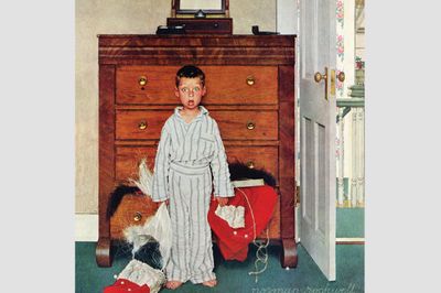 Norman Rockwell Purveyor of Christmas Kitsch Revisited in Arts Society Lecture