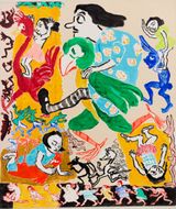 Marathon Running II by Paula Rego contemporary artwork works on paper