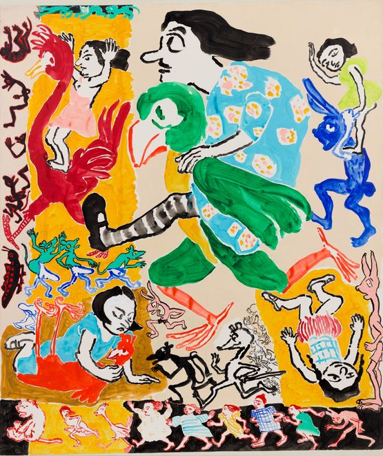 Marathon Running II by Paula Rego contemporary artwork Works on Paper