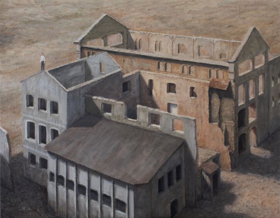 Suicide by Serban Savu contemporary artwork Painting