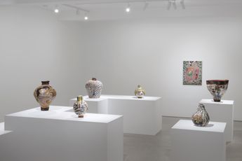 Contemporary art exhibition Jennifer Rochlin Suns and Lovers at Mariane Ibrahim Gallery Paris France