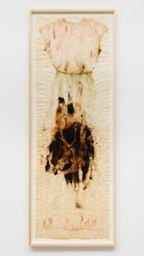 Raped Dress Battle Dresses by Faith Wilding contemporary artwork painting works on paper