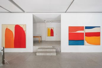 Contemporary art exhibition Emeca Color Fields at Alzueta Gallery Madrid Spain