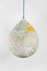 The Loop of Deep Waters 1 by Mark Bradford contemporary artwork mixed media