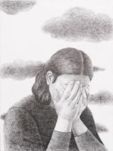 The sorrowful fugitive by Tang Shuo contemporary artwork drawing