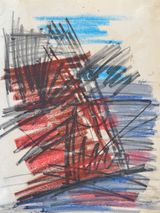Study for Painting by Michael Corinne West contemporary artwork painting works on paper