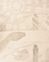 Unlimited Factor Matter Woman Targeted by Insanity by Masaya Chiba contemporary artwork drawing works on paper