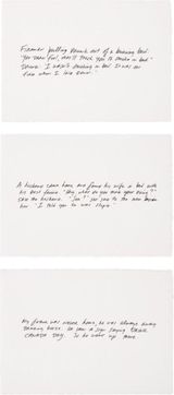 The Greeting Card Jokes complete set of 3 by Richard Prince contemporary artwork print