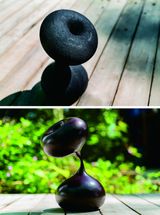 Resonance of Hearts Interconnectedness 2 a pair of 2 by Man Fung Yi contemporary artwork sculpture