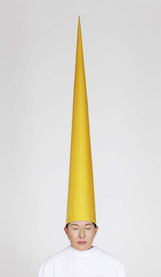 Energy Hat Eyes Closed by Marina Abramovic contemporary artwork Photography