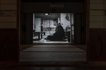 Contemporary art exhibition Ho Tzu Nyen Hotel Aporia at Fire Station Doha Qatar