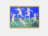 Who goes around and around Beige Brs Dance by Simon Fujiwara contemporary artwork painting works on paper